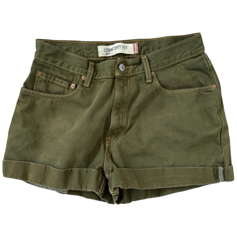 Levi’s 560 Comfort Fit Cargo Green Shorts Size 31”